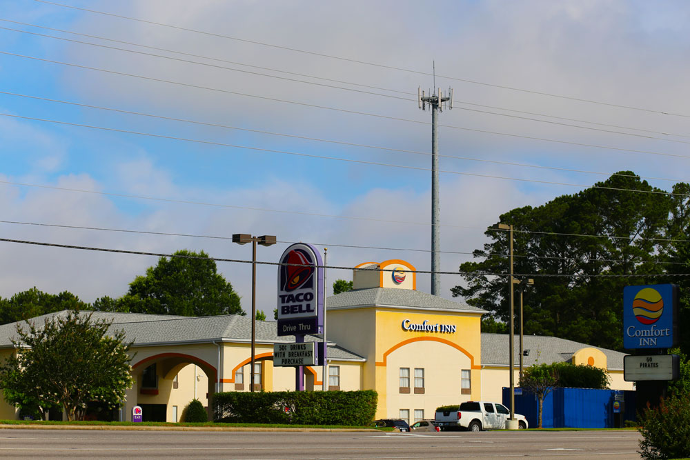 Comfort Inn and Taco Bell